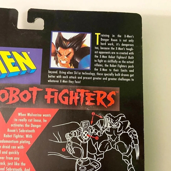 Vintage 1997 Toybiz X Men Robot Fighters Wolverine Xmen Action Figure  Marvel - Picture 12 of 16